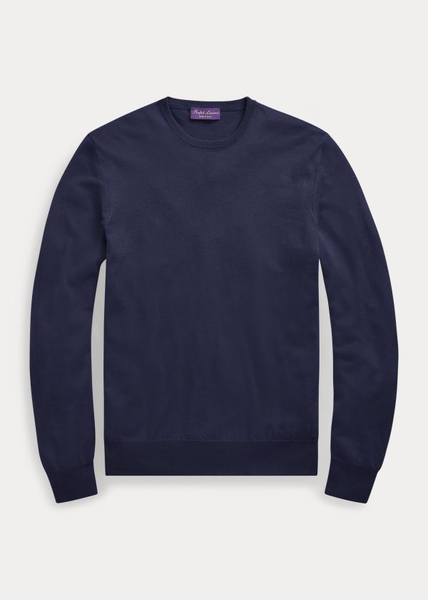 Sueter Ralph Lauren Hombre Azul Marino - Cashmere Crewneck - GAHET1845